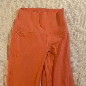 Lululemon coral pink leggings size 2